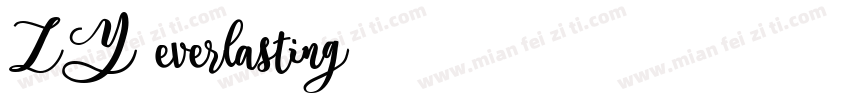 ZY everlasting字体转换